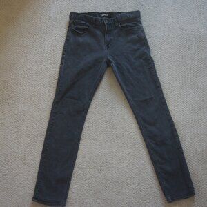 Express Men's 32 Slim Jeans Black